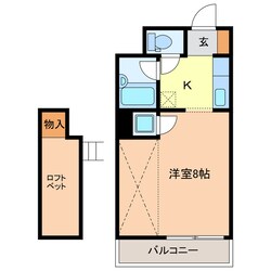 メゾン北寺の物件間取画像